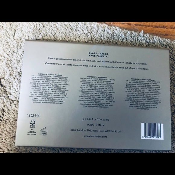 ICONIC LONDON BLAZE CHASER FACE PALETTE - Picture 2 of 3